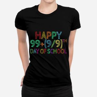 100Th Day Of School Math Teacher Boy Girl 100 Days Of School Sweatshirt Women T-shirt | Crazezy