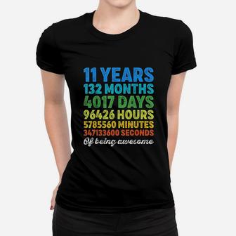 11 Years Old 11Th Birthday Vintage Retro Countdown Women T-shirt | Crazezy CA
