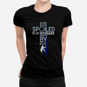 11Police Blesses By God Spoiled By My Husband Protected By Both Women T-shirt - Monsterry
