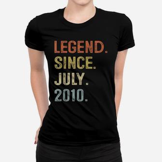11Th Birthday Gift 11 Years Old Legend Since July 2010 Boys Women T-shirt | Crazezy UK