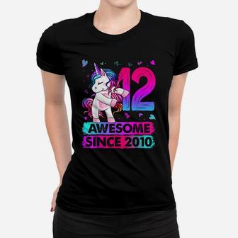 12 Year Old Unicorn Dabbing 12Th Birthday Girl Unicorn Party Women T-shirt | Crazezy