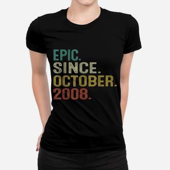 13 Years Old Vintage Epic Since October 2008 13Th Birthday Women T-shirt | Crazezy AU