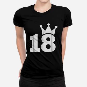 18Th Birthday Crown Women T-shirt | Crazezy