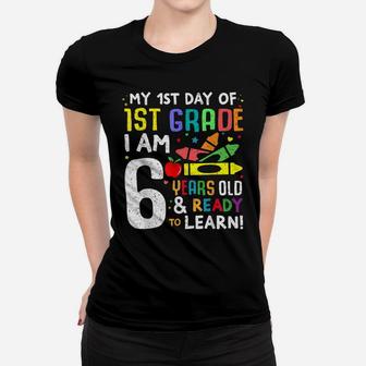 1St Grade Back To First Day Of School Shirt Boys Girls Gift Women T-shirt | Crazezy AU