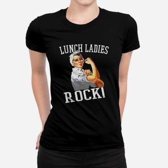 Retro Lunch Ladies Rock Cafeteria Lunch Lady Women T-shirt