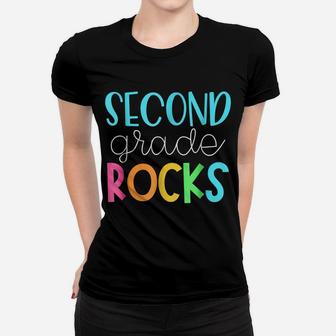 2Nd Teacher Team Shirts - Second Grade Rocks Women T-shirt | Crazezy AU