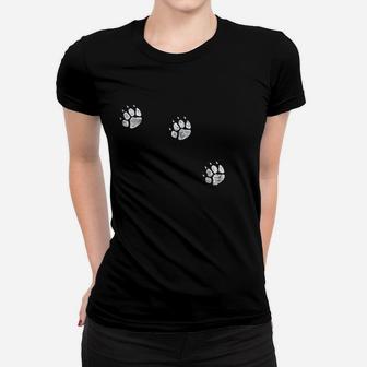 3 Legs Dog Paw Prints Three Legged Tripod Special Dogs Women T-shirt | Crazezy