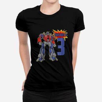 3Rd Birthday Bot Robot Women T-shirt | Crazezy CA
