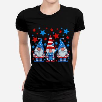 4Th Of July Gnomes Patriotic American Flag Cute Gnome Women Women T-shirt | Crazezy