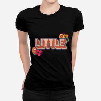 60S Style Little Reveal Flower Power Big Little Week Women T-shirt | Crazezy AU