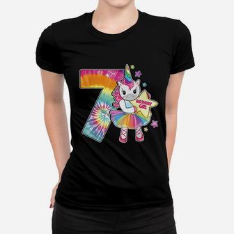 7Th Birthday Unicorn Women T-shirt | Crazezy