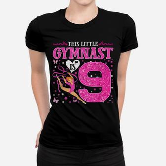 9 Year Old Gymnast 9Th Birthday Tumbling Gymnastics 2012 Women T-shirt | Crazezy