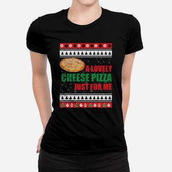 A Lovely Cheese Pizza Just For Kevin Funny Alone Home Sweatshirt Women T-shirt | Crazezy CA