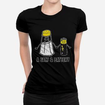 A Salt And Battery Women T-shirt | Crazezy UK