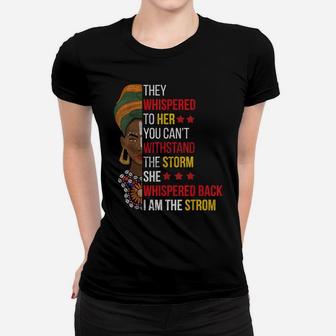 African American Afro Black Woman Gift Black History Month Women T-shirt | Crazezy UK