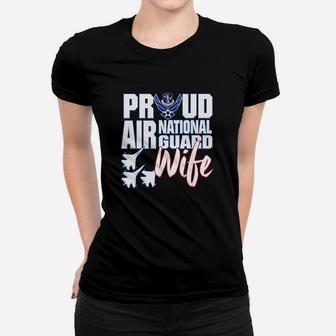 Air National Guard Wife Usa Air Force Military Women T-shirt | Crazezy UK