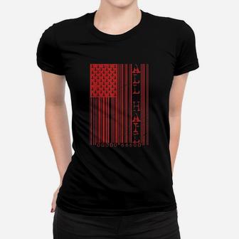 American Flag All Hail Women T-shirt | Crazezy