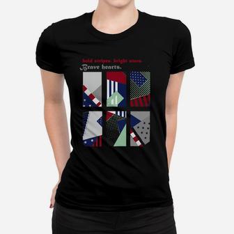 American Flag Army Patriot Independence July 4 Slim T-Shirt Women T-shirt | Crazezy DE