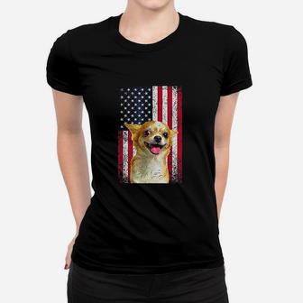 American Flag Chihuahua Dog Lover Women T-shirt | Crazezy DE