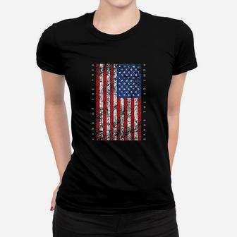 American Flag Land Of The Free Home Of The Brave Women T-shirt | Crazezy