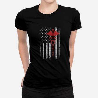 American Flag Nurses Lives Matter Women T-shirt | Crazezy