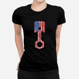 American Flag Piston Women T-shirt | Crazezy