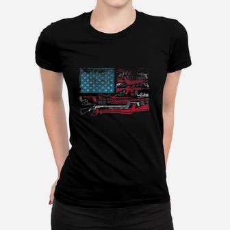 American Flag Us Flag Lover Women T-shirt | Crazezy
