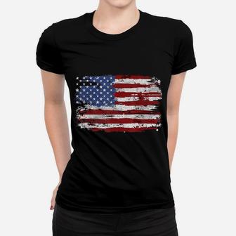American Flag Usa United States Of America Us 4Th Of July Women T-shirt | Crazezy