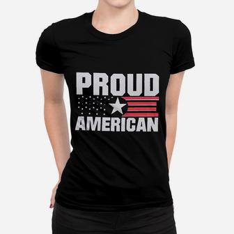 American Flag Women 4Th Of July Patriotic Stars Stripes Women T-shirt | Crazezy
