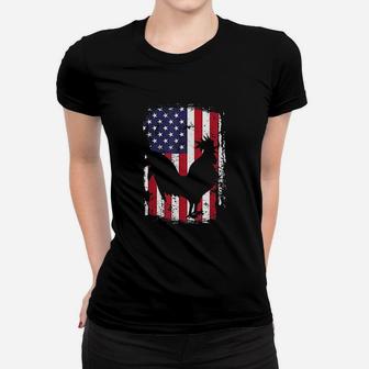 American Flag Women T-shirt | Crazezy UK