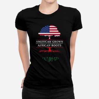 American Grown With African Roots - Pan Africa Women T-shirt | Crazezy