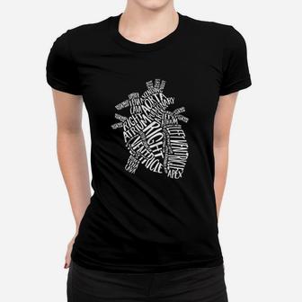 Anatomical Heart Women T-shirt | Crazezy CA