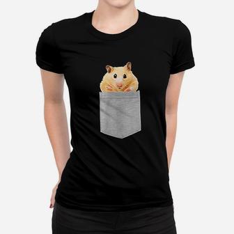 Animal In Your Pocket Hamster Women T-shirt | Crazezy UK