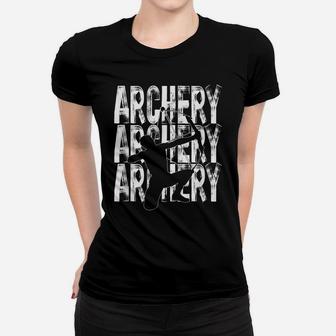 Archery Lovers Theme Graphic Design Bow Hunting Women T-shirt | Crazezy CA