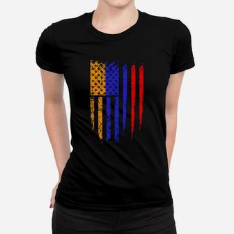 Armenian American Armenia & America Flag Women T-shirt - Thegiftio UK