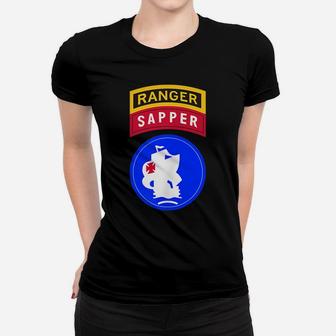 Arsouth Shirt - United States Army South Ranger Sapper Tab Women T-shirt | Crazezy