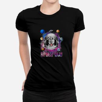 Astronaut Irish Wolfhound Dog In Space Galaxy Dog Women T-shirt - Monsterry