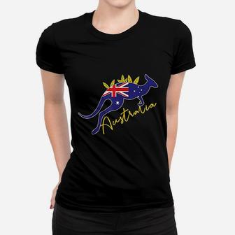 Australia Flag Kangaroo Women T-shirt | Crazezy CA