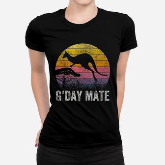 Australia G Day Mate Kangaroo Australian Symbol Women T-shirt | Crazezy CA
