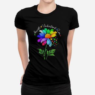 Autism Awareness Daisy Flower Accept Understand Love Women T-shirt | Crazezy CA