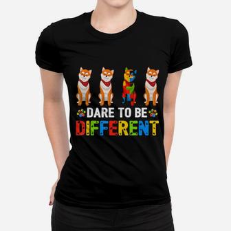 Autism Awareness Shiba Inu Women T-shirt - Monsterry AU