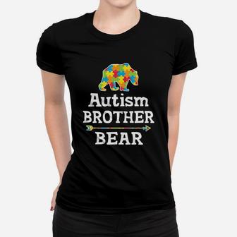 Autism Brother Bear Awareness Women T-shirt - Thegiftio UK
