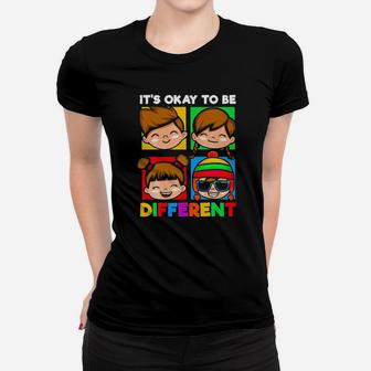 Autism Its Okay To Be Different Cute Kids Women T-shirt - Monsterry UK