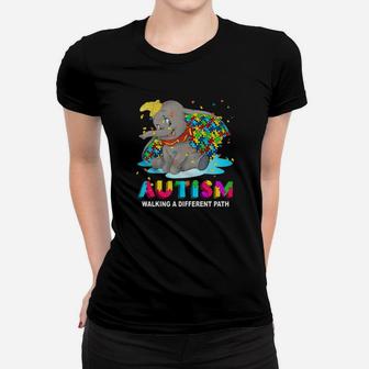 Autism Walking A Different Path Women T-shirt - Monsterry AU