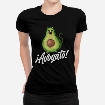 Avogato Funny Cat Avocado For Pet Lovers And Foodies Cute Women T-shirt | Crazezy UK