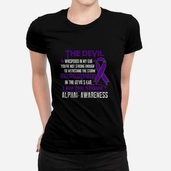 Awareness I Am The Storm Devil Women T-shirt | Crazezy