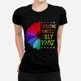 Awesome Since July 1987 34Th Birthday Gifts 34 Years Old Women T-shirt | Crazezy AU