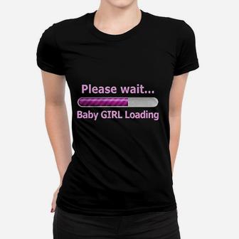 Baby Girl Loading Women T-shirt | Crazezy AU