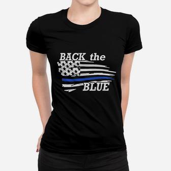 Back The Blue Police Officer Baby Women T-shirt | Crazezy