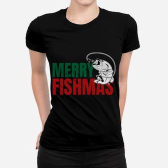 Bass Fish Apparel, Merry Fishmas Women T-shirt | Crazezy